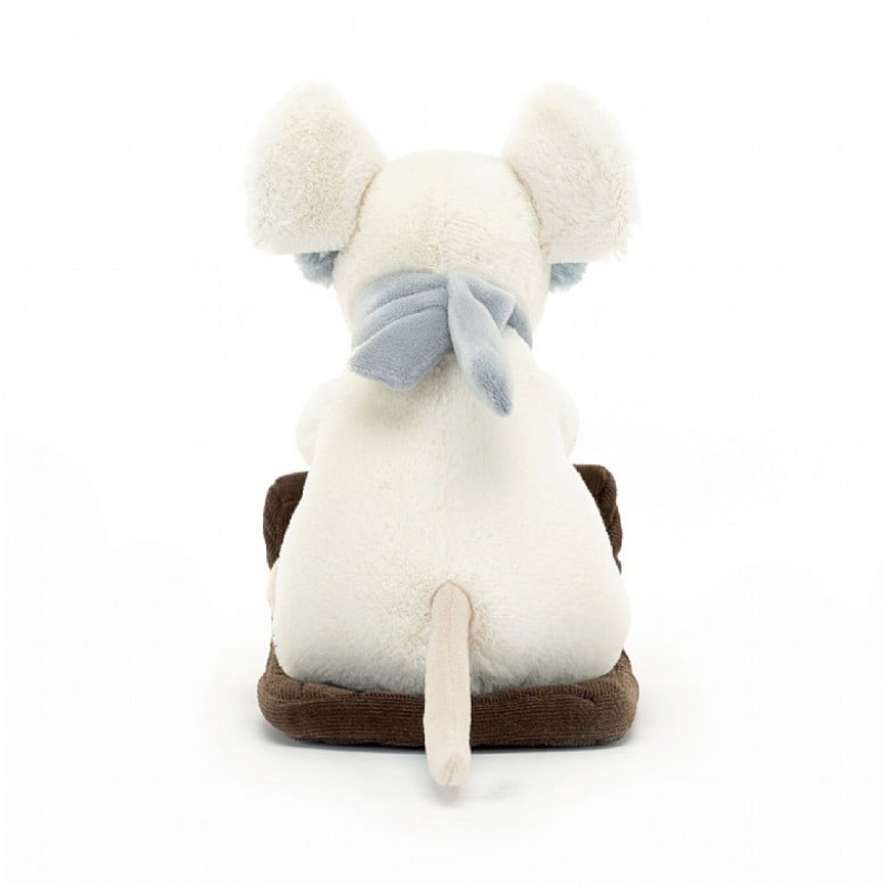 Jellycat Merry Mouse Sleighing 18 CM X 11 CM, Jellycat USA | GQ7518690