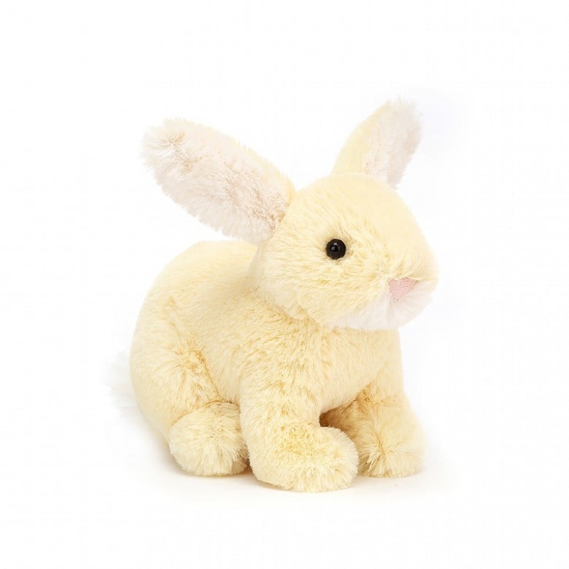 Jellycat Minilop Lemon Bunny 10 CM X 7 CM, Jellycat USA | AL5028794