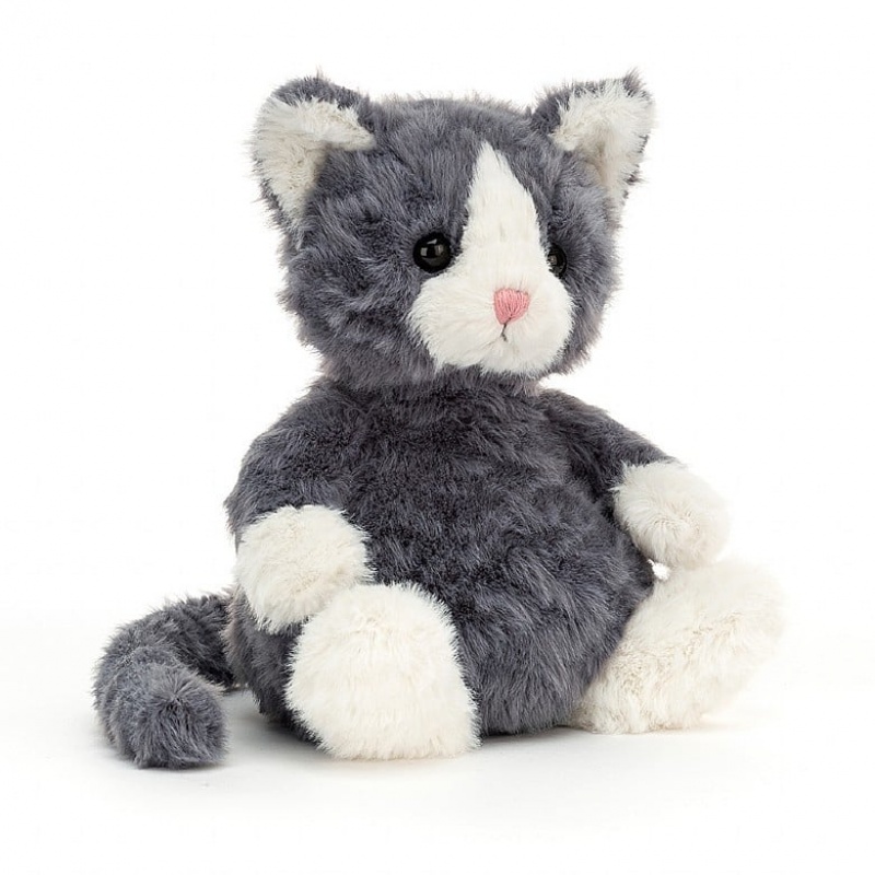 Jellycat Mitten Kitten Storm 19 CM X 14 CM, Jellycat USA | EC6451327