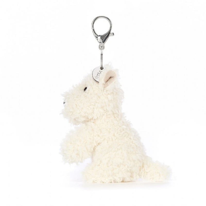 Jellycat Munro Scottie Dog Bag Charm 11 CM X 6 CM, Jellycat USA | UN5719328