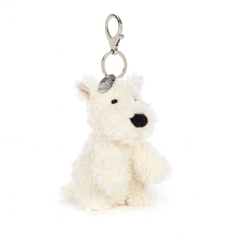 Jellycat Munro Scottie Dog Bag Charm 11 CM X 6 CM, Jellycat USA | UN5719328