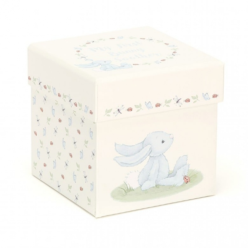 Jellycat My First Blue Bunny Soother 23 CM X 23 CM, Jellycat USA | ZC7840629