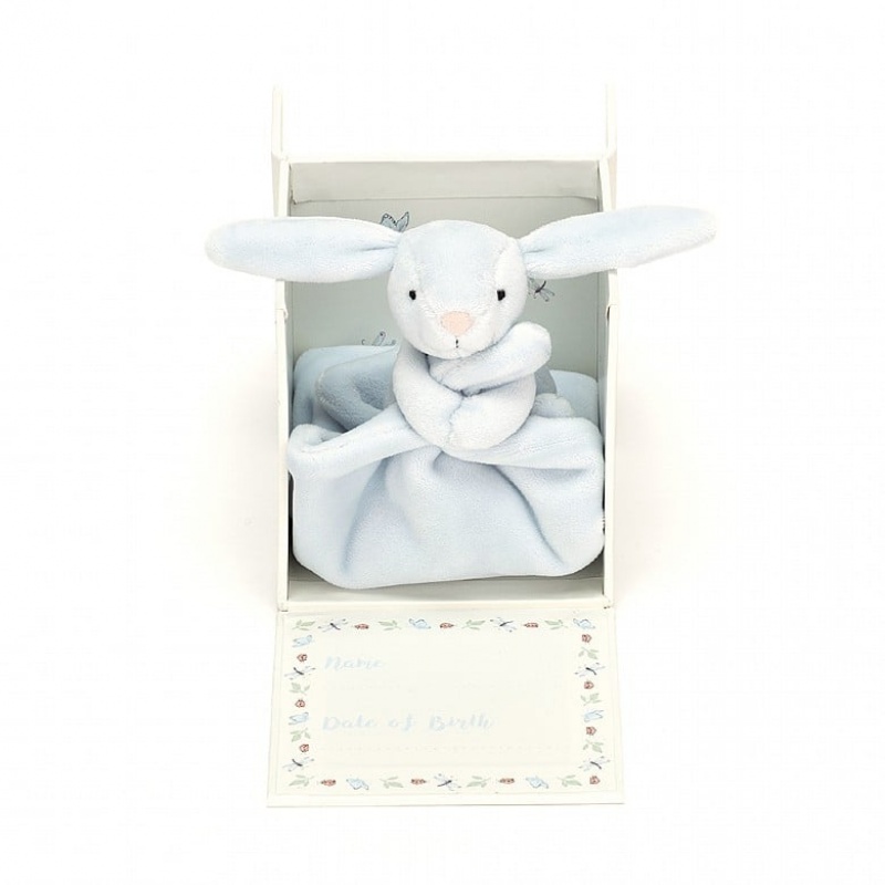 Jellycat My First Blue Bunny Soother 23 CM X 23 CM, Jellycat USA | ZC7840629