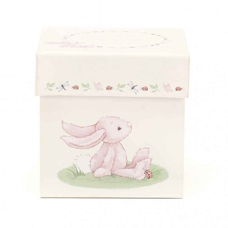 Jellycat My First Pink Bunny Soother 23 CM X 23 CM, Jellycat USA | CY4738250