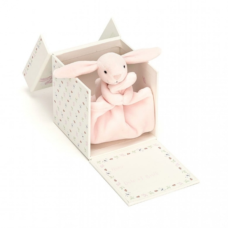 Jellycat My First Pink Bunny Soother 23 CM X 23 CM, Jellycat USA | CY4738250