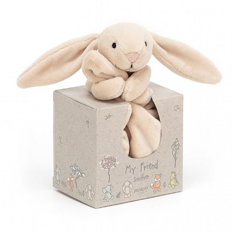 Jellycat My Friend Bunny Soother 22 CM X 22 CM, Jellycat USA | XK9240318