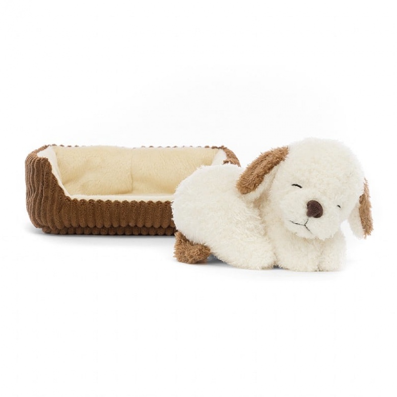 Jellycat Napping Nipper Dog 10 CM X 14 CM, Jellycat USA | YP6139548