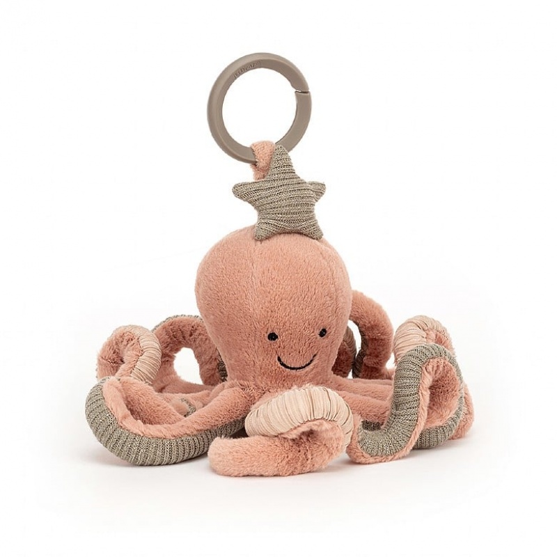 Jellycat Odell Octopus Activity Toy 10 CM X 20 CM, Jellycat USA | JX3407152