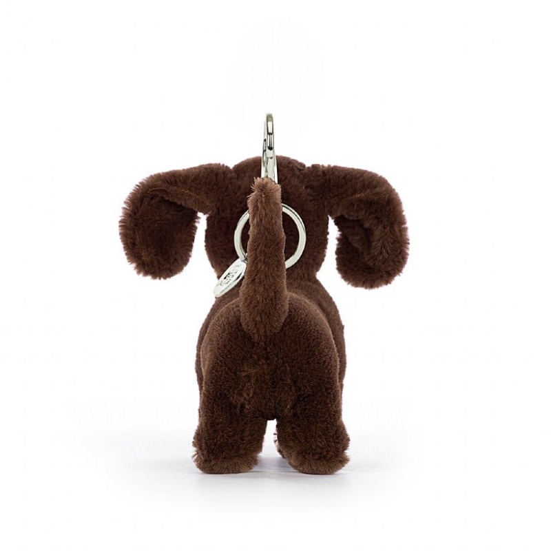 Jellycat Otto Sausage Dog Bag Charm 11 CM X 4 CM, Jellycat USA | YH2398617