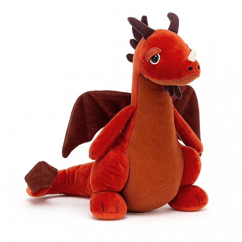 Jellycat Paprika Dragon 25 CM X 9 CM, Jellycat USA | AT6803247