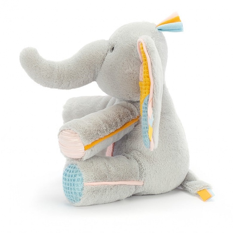 Jellycat Peek-a-Boo Elly Activity Toy 16 CM X 12 CM, Jellycat USA | JT7965124