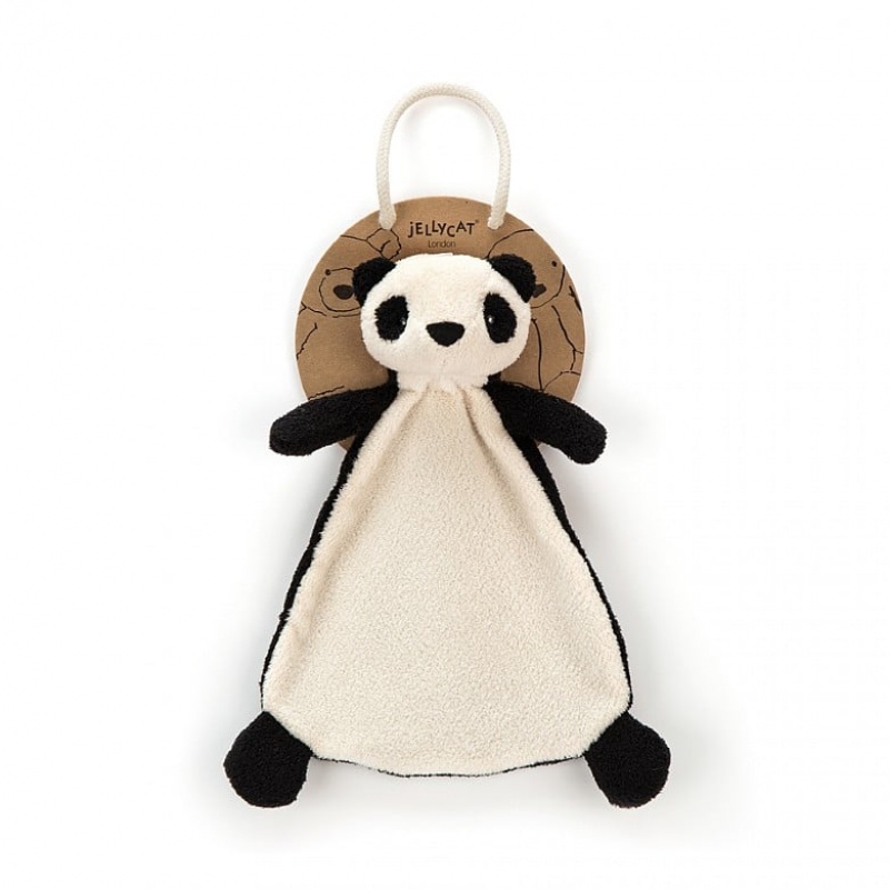 Jellycat Pippet Panda Soother 26 CM X 16 CM, Jellycat USA | CO6918520