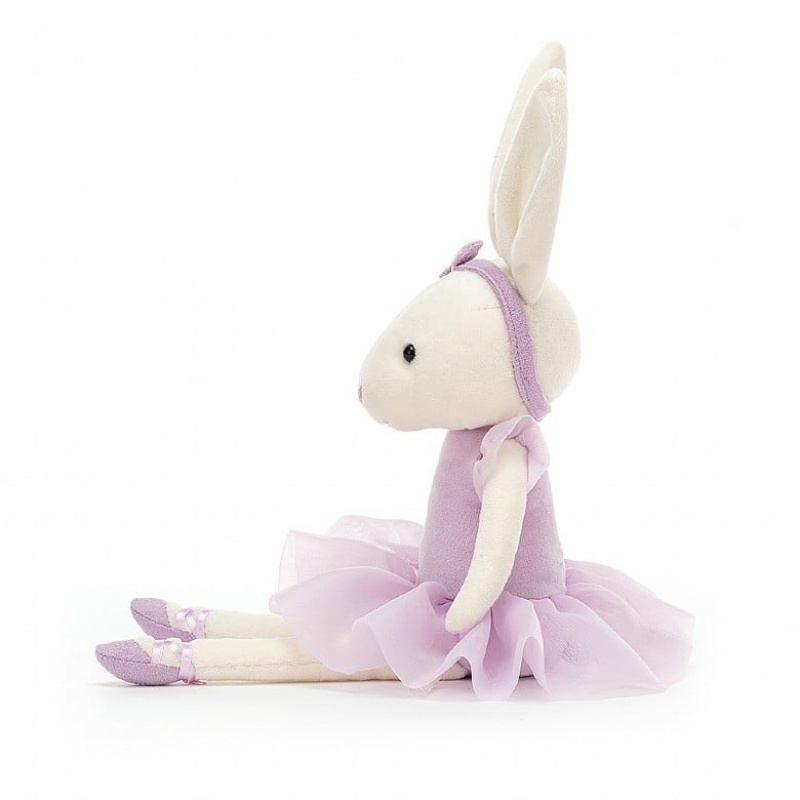 Jellycat Pirouette Bunny Lilac 27 CM X 9 CM, Jellycat USA | NI6834579