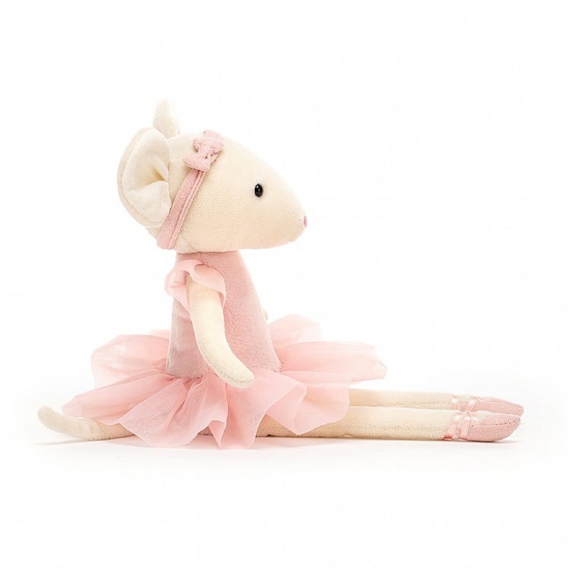 Jellycat Pirouette Mouse Candy 27 CM X 6 CM, Jellycat USA | HZ5786409