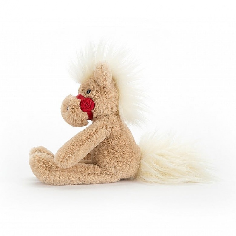 Jellycat Prancing Pony Palomino 21 CM, Jellycat USA | OF8347015