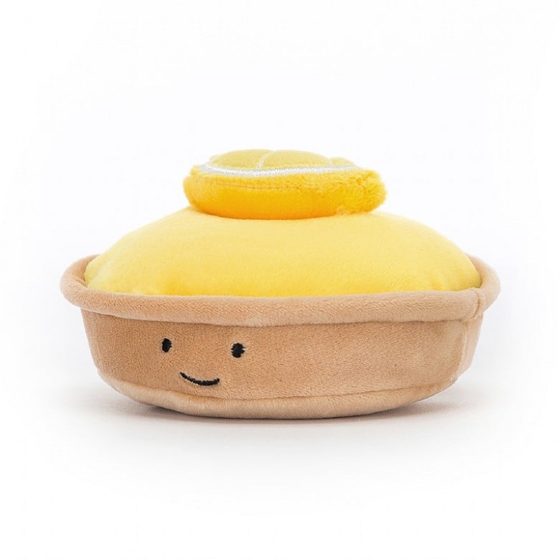 Jellycat Pretty Patisserie Tarte Au Citron 5 CM X 10 CM, Jellycat USA | OK6513208