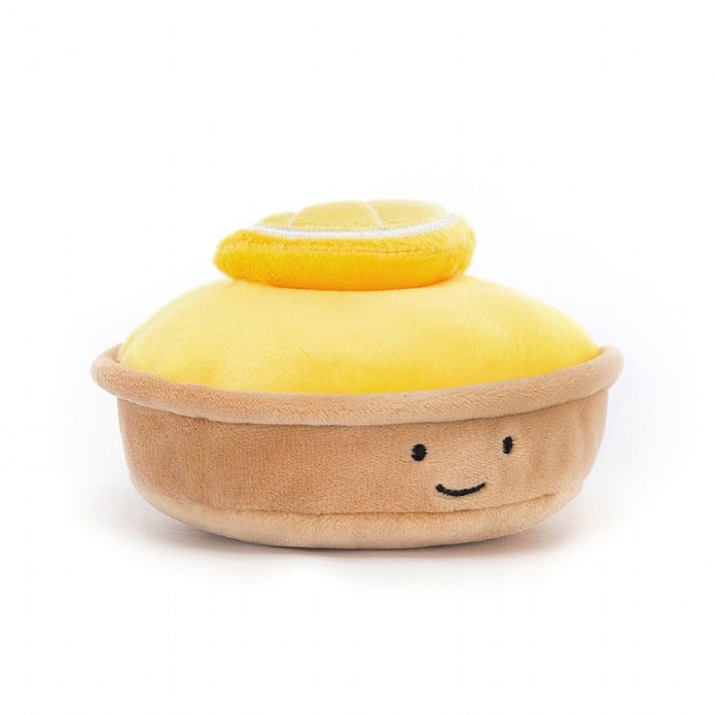 Jellycat Pretty Patisserie Tarte Au Citron 5 CM X 10 CM, Jellycat USA | OK6513208