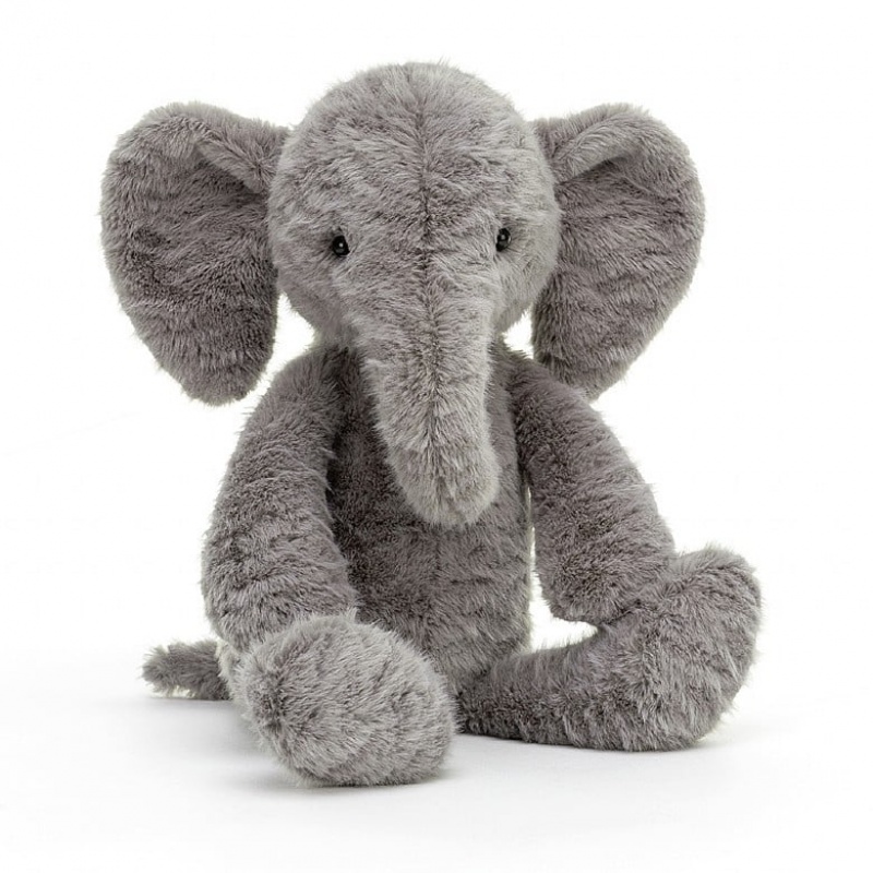 Jellycat Rolie Polie Elephant 32 CM X 14 CM, Jellycat USA | RV4310297