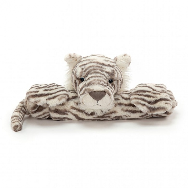 Jellycat Sacha Snow Tiger Playmat 85 CM X 44 CM, Jellycat USA | PJ8465231