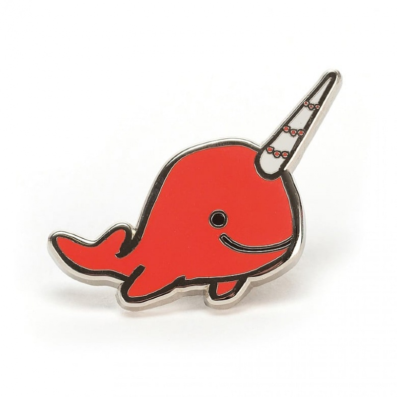 Jellycat Seas The Day Enamel Pins 16 CM X 8 CM, Jellycat USA | EI6231047