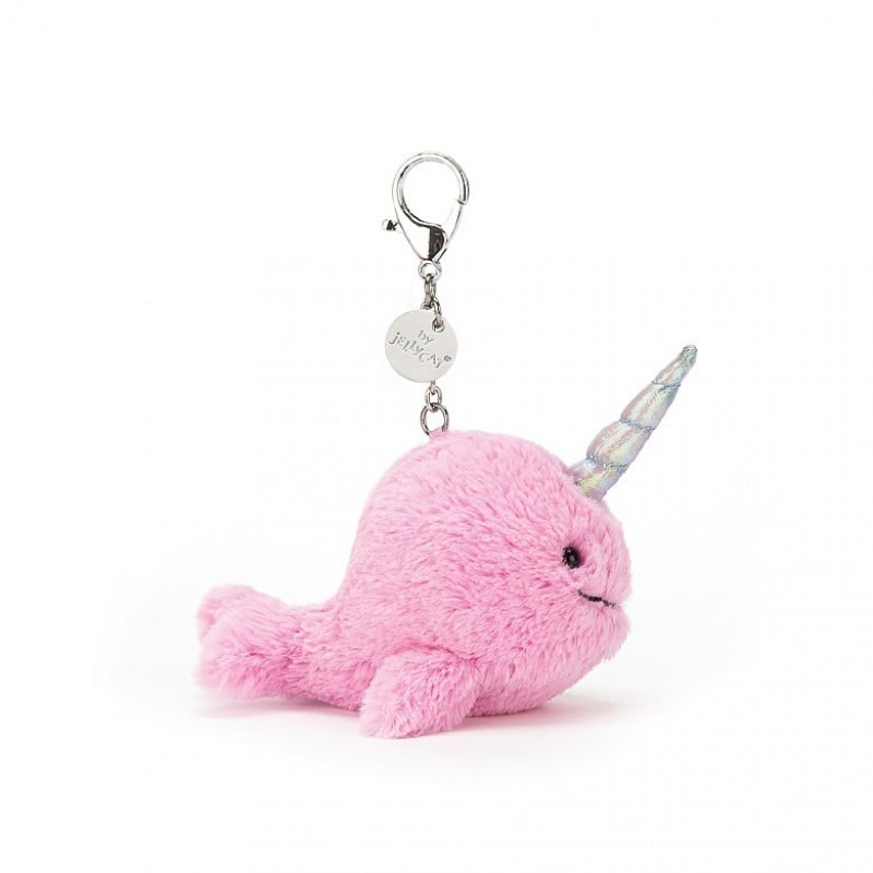 Jellycat Seas The Day Fuchsia Bag Charm 11 CM X 7 CM, Jellycat USA | NM7032859