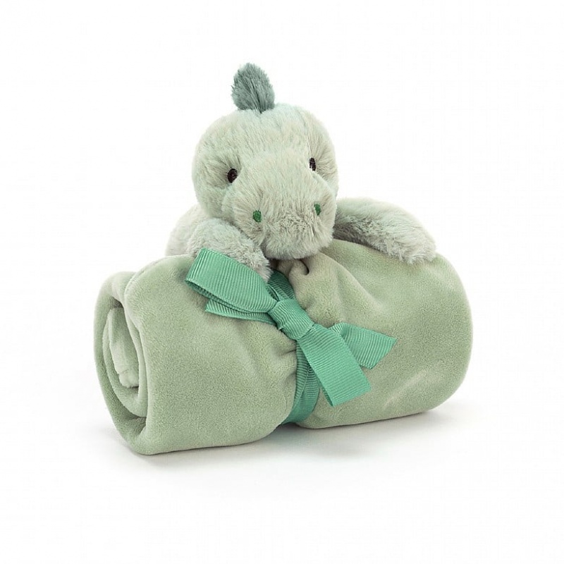 Jellycat Shooshu Dino Soother 29 CM X 29 CM, Jellycat USA | IR7249086