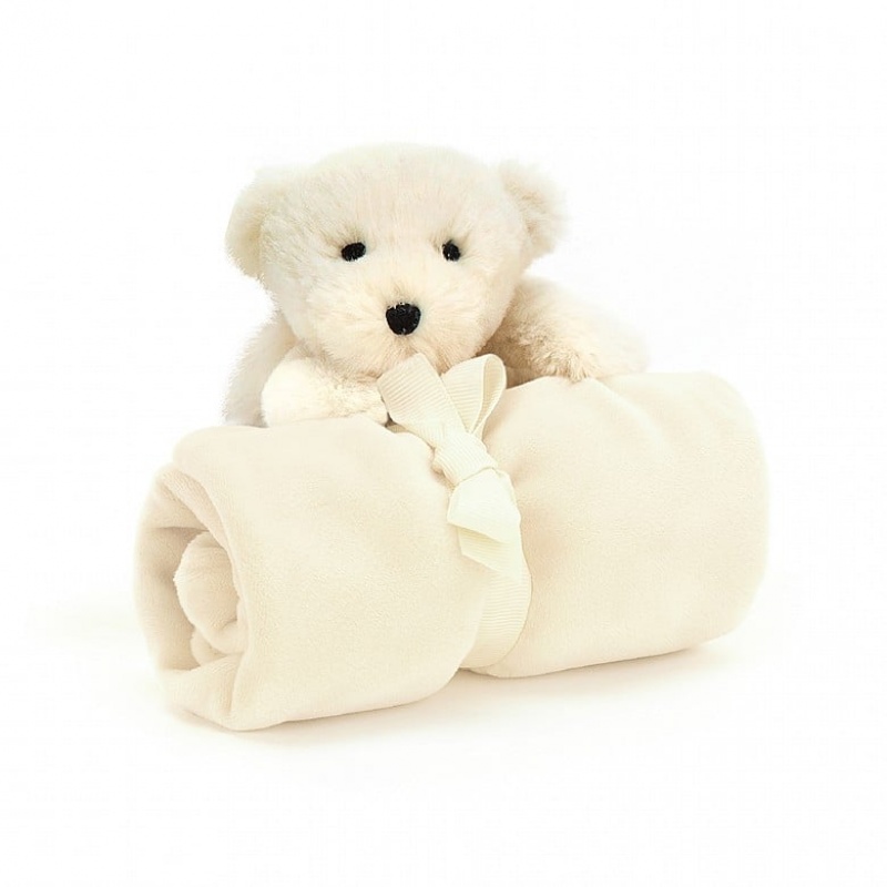 Jellycat Shooshu Perry Polar Bear Soother 34 CM X 34 CM, Jellycat USA | HG9672143