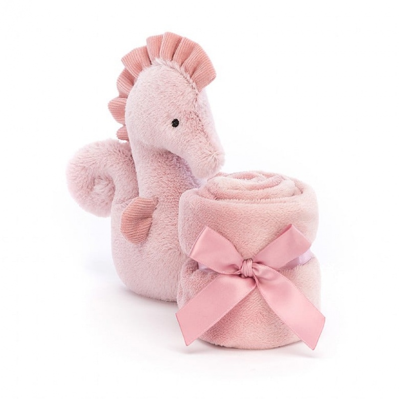 Jellycat Sienna Seahorse Soother 34 CM X 34 CM, Jellycat USA | AL1973628