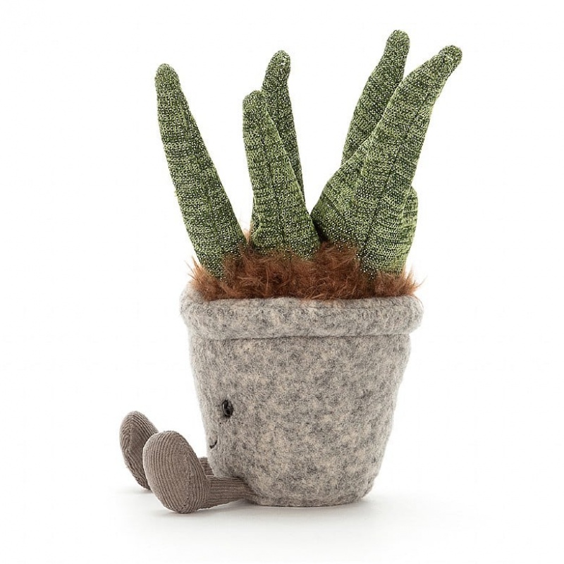 Jellycat Silly Succulent Aloe 20 CM X 6 CM, Jellycat USA | JX9413528