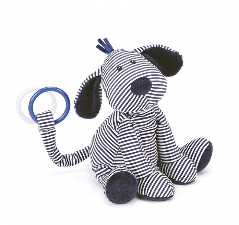 Jellycat Skiddle Puppy Musical Pull 26 CM, Jellycat USA | QR3682710