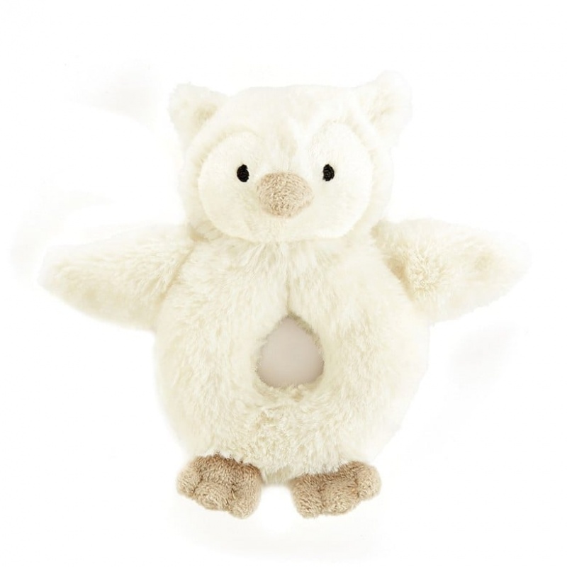 Jellycat Snowy Owl Grabber 13 CM X 9 CM, Jellycat USA | EY4508961