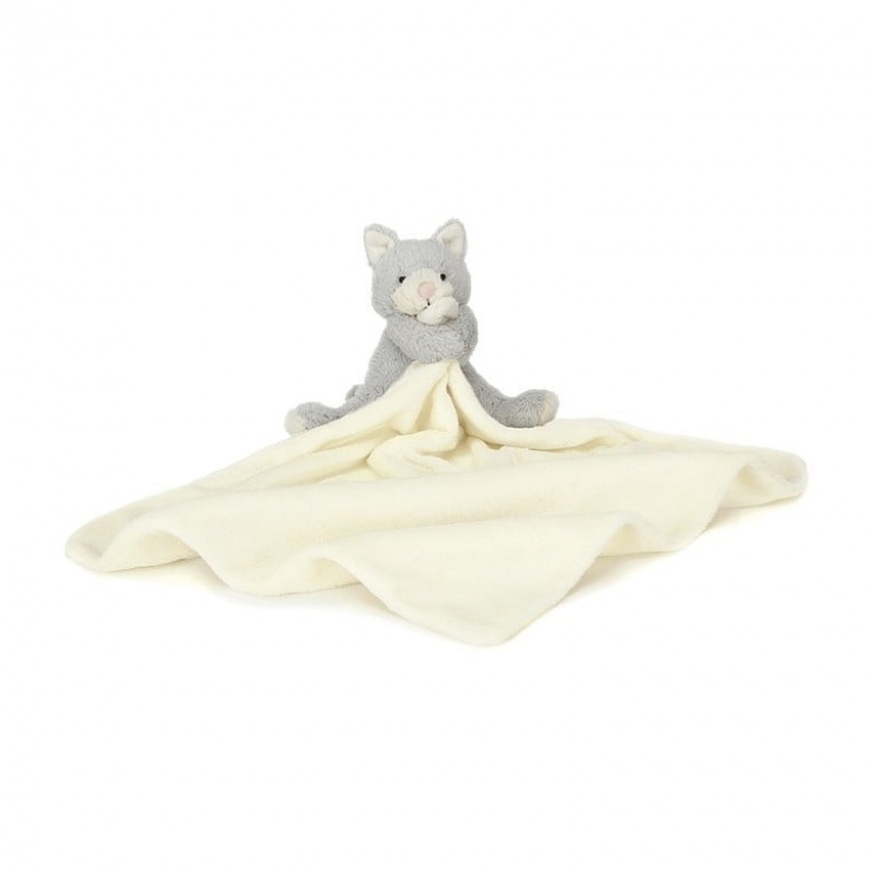 Jellycat Soppy Kitty Soother 34 CM, Jellycat USA | DJ8326159