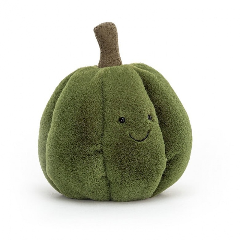 Jellycat Squishy Squash Green 18 CM X 14 CM, Jellycat USA | MQ8905431