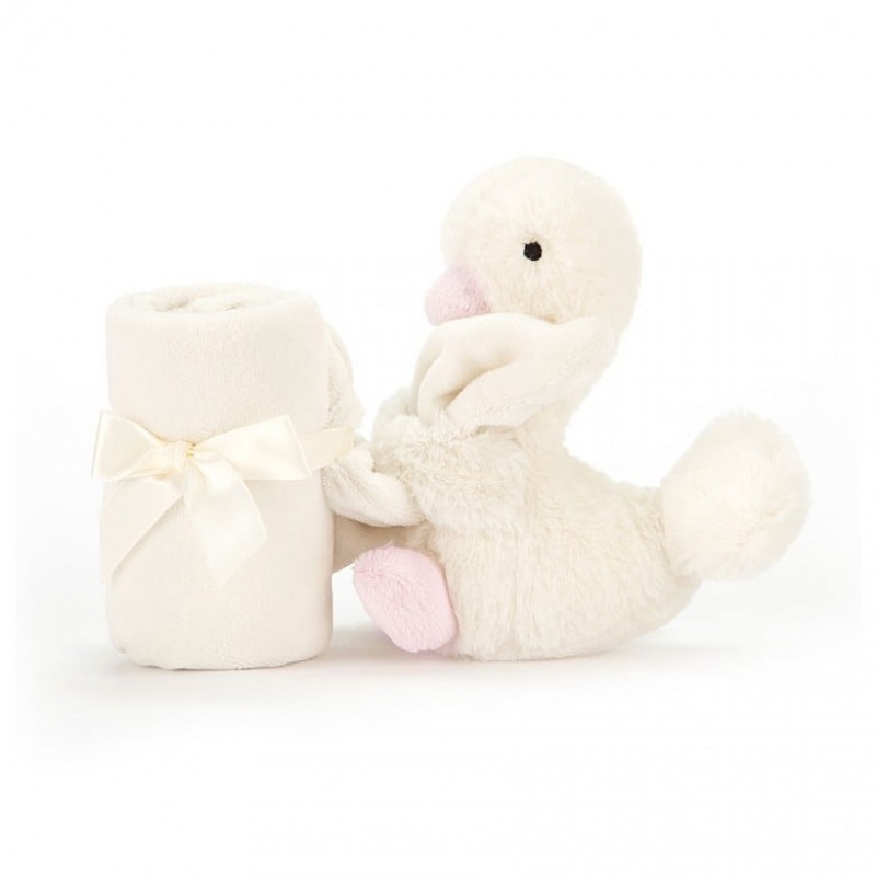 Jellycat Syllabub Swan Pink Soother 34 CM X 8 CM, Jellycat USA | IK2845093