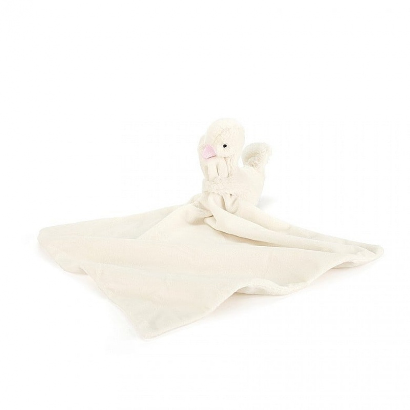 Jellycat Syllabub Swan Pink Soother 34 CM X 8 CM, Jellycat USA | IK2845093