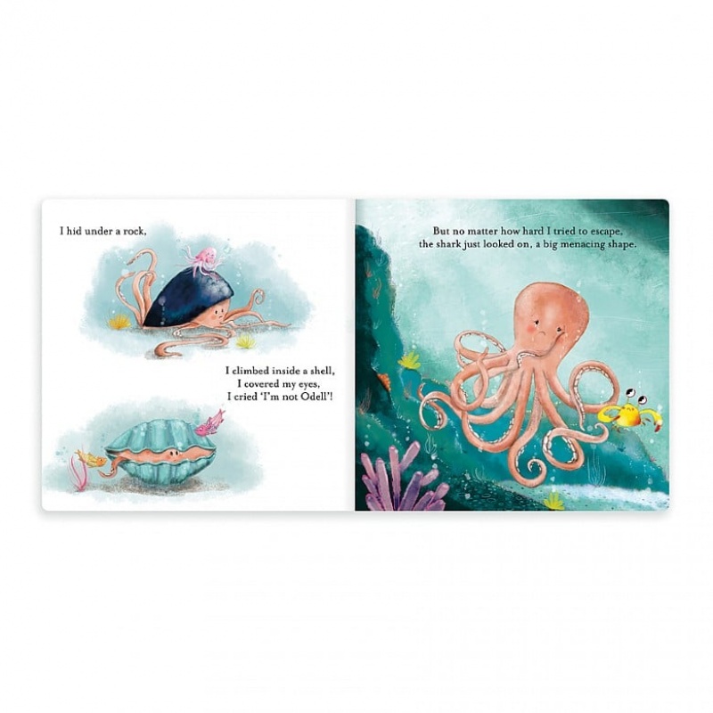 Jellycat The Fearless Octopus Book 23 CM X 23 CM, Jellycat USA | UV4063857