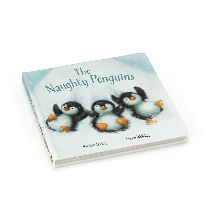 Jellycat The Naughty Penguins Book 21 CM X 21 CM, Jellycat USA | TD2853079