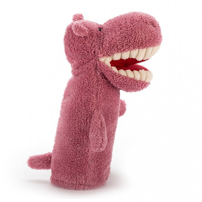 Jellycat Toothy Hippo Hand Puppet 28 CM X 13 CM, Jellycat USA | TQ3406798