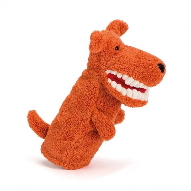 Jellycat Toothy Mutt Hand Puppet 28 CM, Jellycat USA | EB5102793