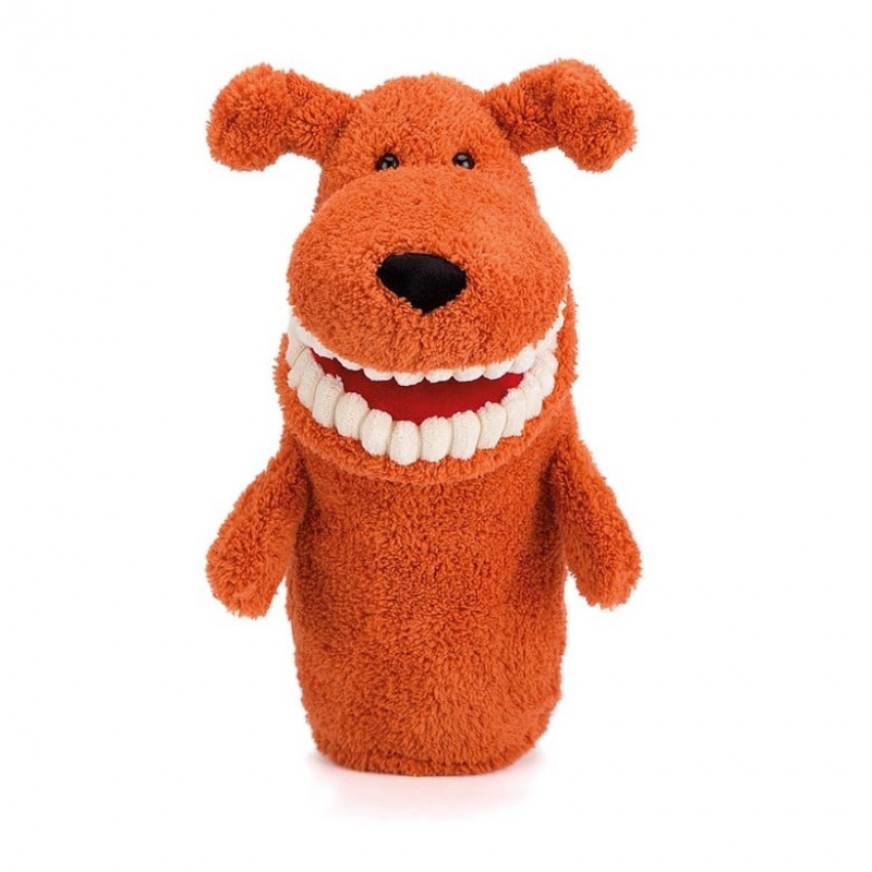 Jellycat Toothy Mutt Hand Puppet 28 CM, Jellycat USA | EB5102793