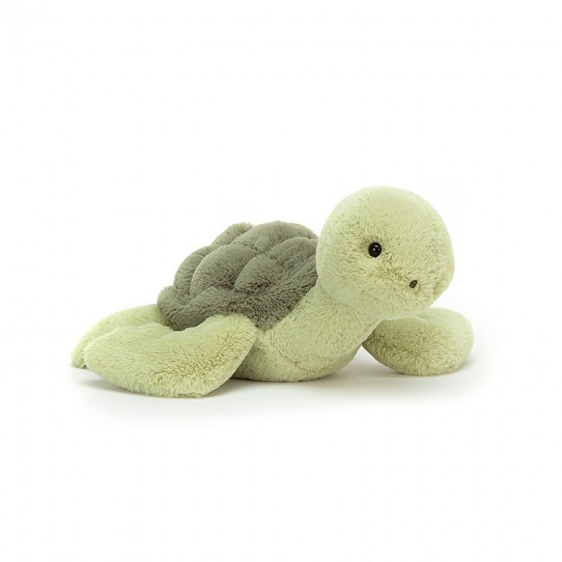 Jellycat Tully Turtle 10 CM X 26 CM, Jellycat USA | EO5749286