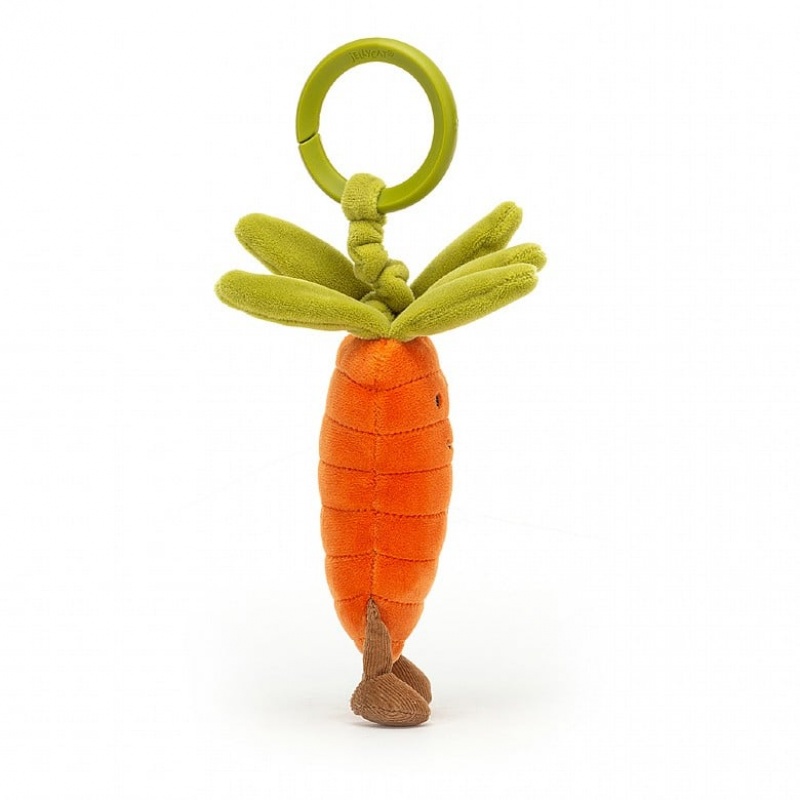 Jellycat Vivacious Vegetable Carrot Jitter 15 CM X 5 CM, Jellycat USA | CK4780695