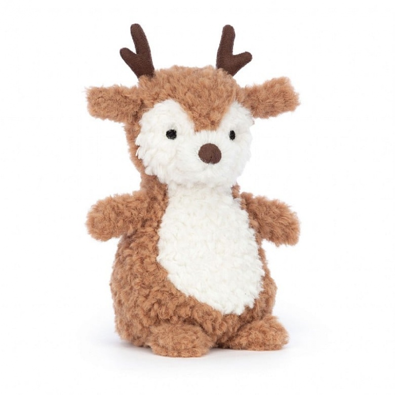 Jellycat Wee Reindeer 13 CM X 7 CM, Jellycat USA | IQ1864327