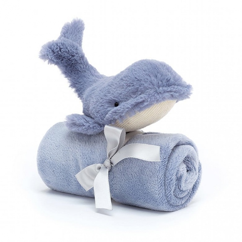 Jellycat Wilbur Whale Soother 34 CM X 34 CM, Jellycat USA | SO5634789