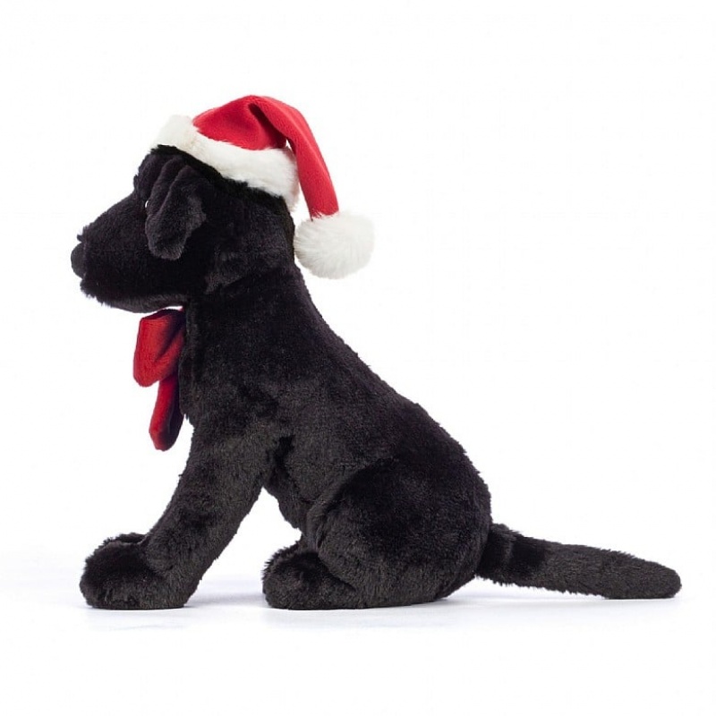 Jellycat Winter Warmer Pippa Black Labrador 22 CM X 8 CM, Jellycat USA | NG2183675