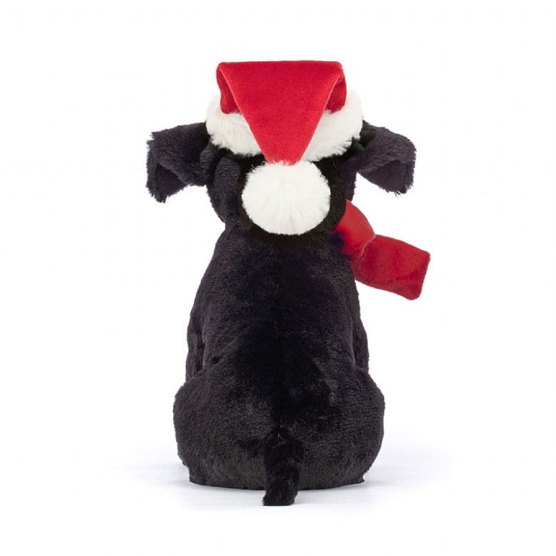 Jellycat Winter Warmer Pippa Black Labrador 22 CM X 8 CM, Jellycat USA | NG2183675