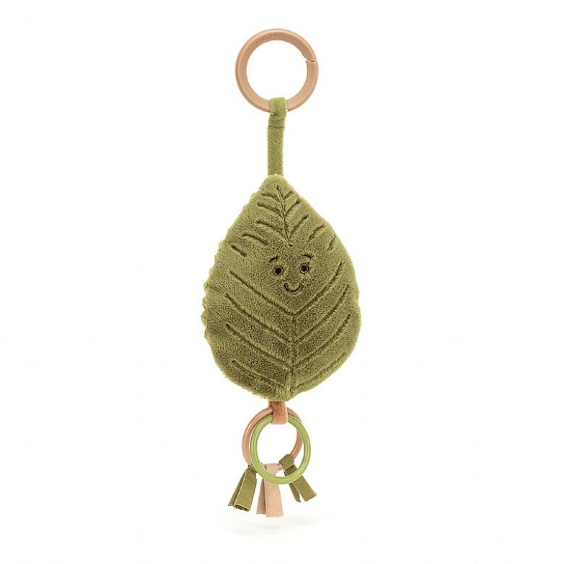 Jellycat Woodland Beech Leaf Ring Toy 16 CM X 12 CM, Jellycat USA | YV7218439