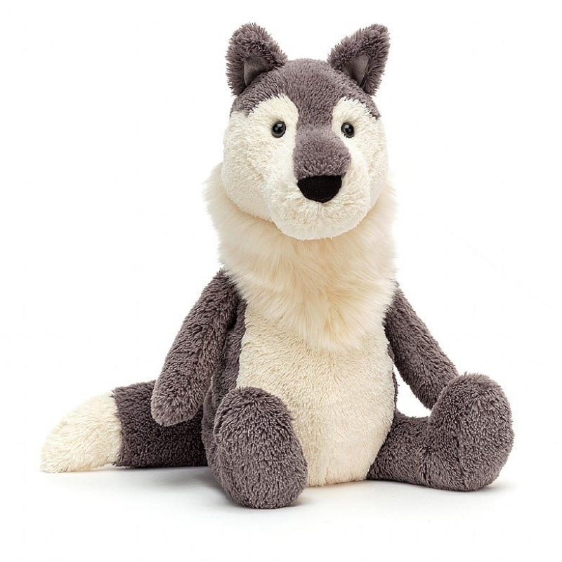 Jellycat Woodruff Wolf 27 CM X 12 CM, Jellycat USA | BE5324960