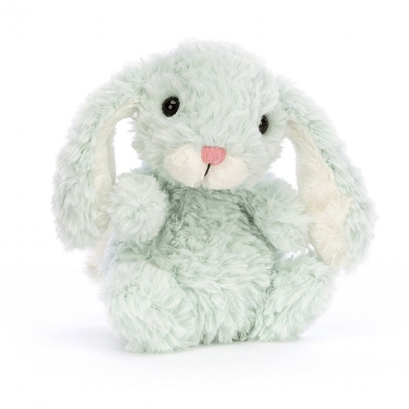 Jellycat Yummy Bunny Mint 15 CM X 9 CM, Jellycat USA | SH7305284