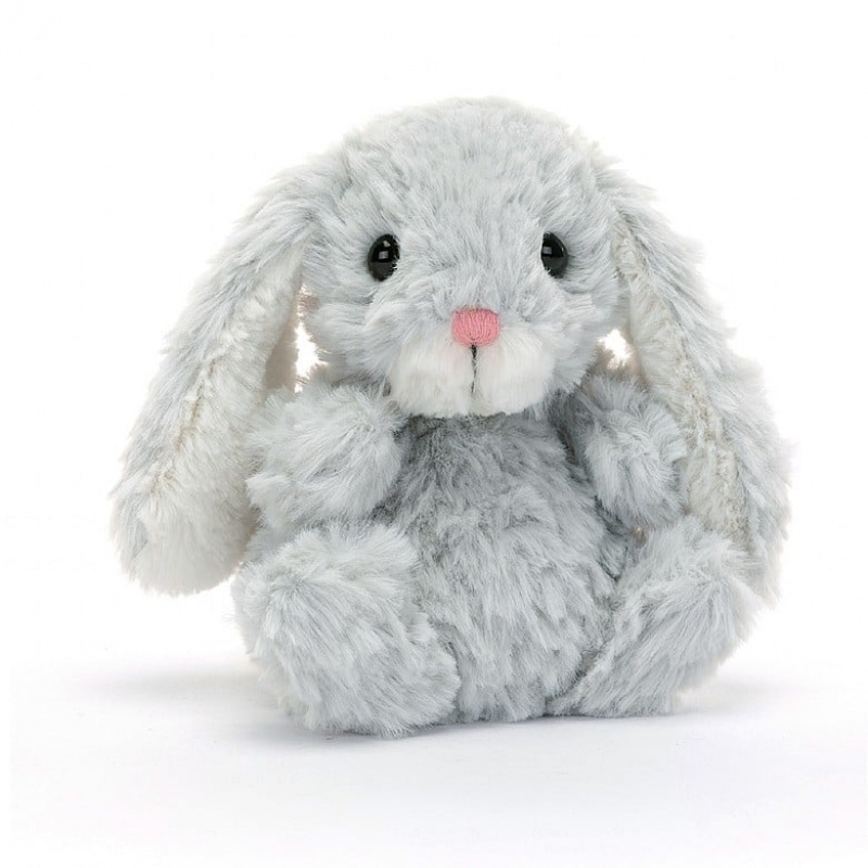 Jellycat Yummy Bunny Silver 15 CM X 9 CM, Jellycat USA | JL6198205